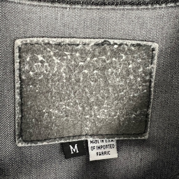 Vintage Reworked 101 Dalmatians Denim Guess Jean Jacket Made in USA Medium - Picture 5 of 6